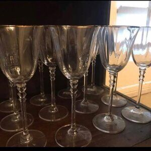 Wine Glass Sonata Gold by Mikasa